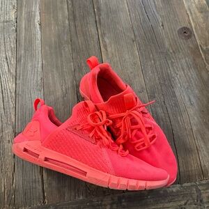 Under Armour Neon Orange Hovr Running Shoes